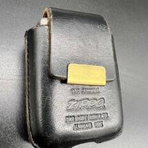 火花確認済 ZIPPO ジッポー 喫煙具 ライター ジッポライター　レザーケース付き b3-22_画像10