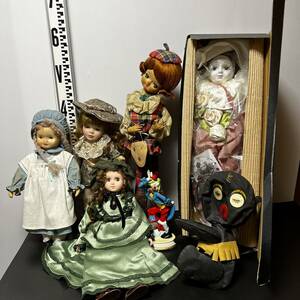 まとめ売り 人形 昭和レトロ ドール 西洋人形 アンティークドール レトロ 当時物 など b3-67