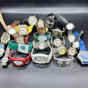 まとめて24本 腕時計 クォーツ 電池切れ ジャンク マイナーブランド SEIKO 含む まとめ売り b3-110