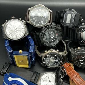 まとめて19本 腕時計 クォーツ 山 マイナーブランド ノンブランド 電池切れ レディース メンズ まとめ売り b3-96の画像9