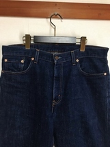 希少 1990年 USA製 アメリカ製 Levi's リーバイス 505 36インチ リジット ネイビー NAVY デニム ジーンズ denim 501XX 501 ビンテージ_画像6