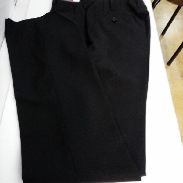 新品標準型　学生夏ズボン　帯なしノータックスラックス標準マーク付き76cm