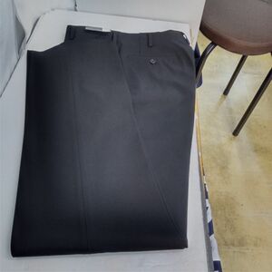 新品標準型　学生冬ズボン　2WAYストレッチ帯なしノータックスラックス標準マーク付き82cm