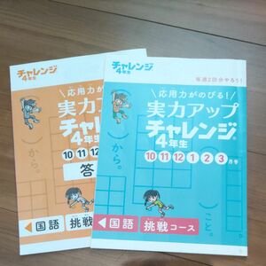 チャレンジ4年生　実力アップチャレンジ