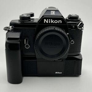 Nikon EM リトルニコン Fマウント + Nikon MD-14 モータードライブ 現状品