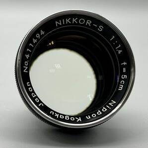 フォト工房キィートス整備 NIKKOR-S 5cm f1.4 ニッコールS・C 50mm Nippon Kogaku Japan 日本光学 Nikon ニコンSマウント 大口径標準レンズの画像8