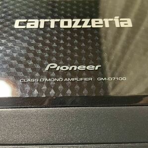 carrozzeria カロッツェリア GM-D7100 モノラルパワーアンプ 600W おまけ付の画像2