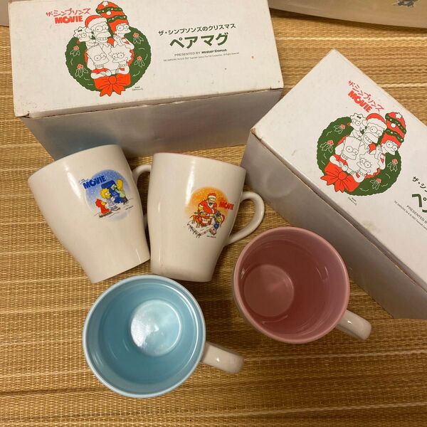 シンプソンズ ミスタードーナツ ペアマグカップ 4個セット