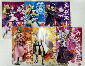 戦国乙女 プレート ポップ 6枚 非売品 b