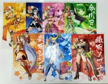 戦国乙女 プレート ポップ 7枚 非売品 a_画像1