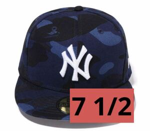 BAPE × MLB × NEW ERA ベイプ　ニューエラ　ヤンキース　キャップ YANKEES 帽子 野球