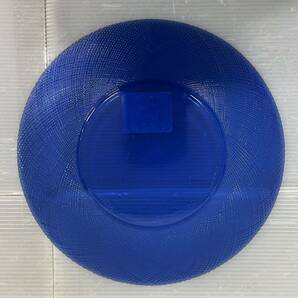 未使用品 arcoroc アルコロック ブルーボウル プレート 小皿セット フランス製 ガラス の画像10