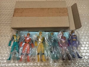 １点もの非売品クリアカラーフィギュア限定品ハリケンジャー フルセットスーパー戦隊倶楽部ソフビコレクション食玩ガシャポンHG 放映当時品