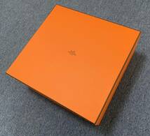 【美品】HERMES エルメス 空箱 空き箱 ショッパー オレンジ ボックス 36×37.5×15.5cm_画像3