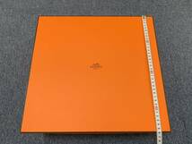 【美品】HERMES エルメス 空箱 空き箱 ショッパー オレンジ ボックス 36×37.5×15.5cm_画像4