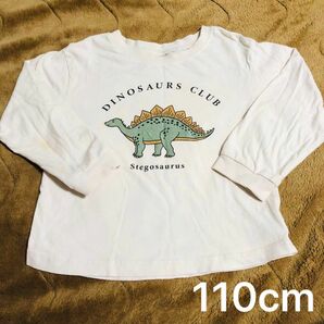 110プティマイン恐竜長袖カットソー