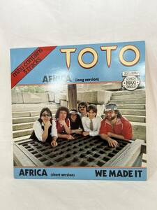 TOTO / AFRICA 1982 EUROPE 12INCH LONG VERSION バレアリック