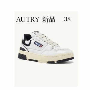 【新品未使用】AUTRY オートリー　CLC LOW WOM スニーカー　38 24.5 25.0 白 黒　人気完売品