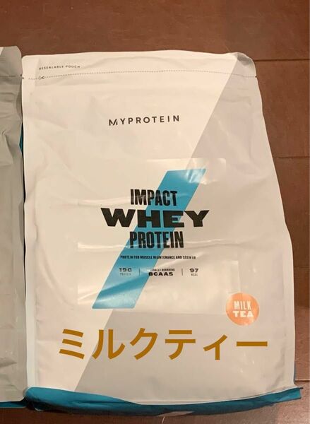 新品　マイプロテイン インパクトホエイプロテイン ミルクティー　1kg MYPROTEIN IMPACT