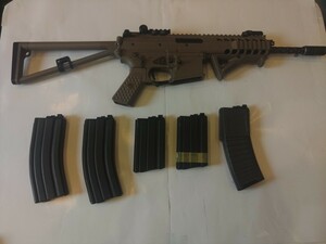 WE KAC PDW　TANカラー　ガスブローバックライフル ガスブローバック 東京マルイ GBB