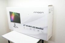 【美品】 INNOCN 27M2V ミニLED HDR1000 4K ゲーミング モニター160Hz HDR 1000 2023年9月製造　 A276_画像2