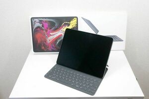 【ジャンク品】 iPad Pro 12.9インチ 第3世代 256GB Wi-Fiモデル MTFL2J/A ＆ スマートキーボード Smart Keyboard Folio MU8H2J/A A302