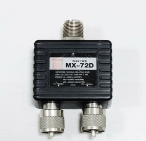 DIAMOND　MX-72D　デュプレクサー　HF～144MHz／430MHz