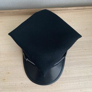 制帽 大学 新品 内側革製 早稲田大学 角帽 未使用品の画像3
