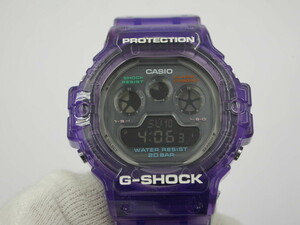 国内正規品 CASIO G-SHOCK カシオ Gショック JOYTOPIA レトロフューチャー スケルトン パープル メンズ腕時計 DW-5900JT-6JF