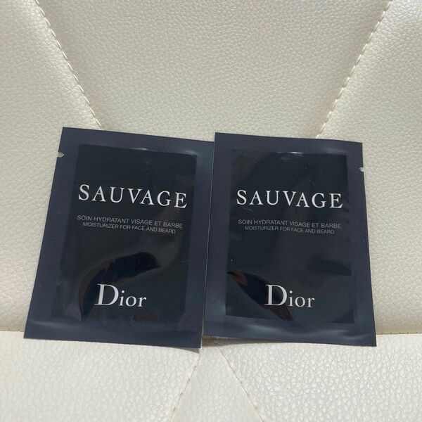 Dior ソバージュ SAUVAGE moisturizer for face and beard サンプル