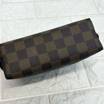 〈1円スタート品〉LOUIS VUITTON ルイヴィトン ダミエ コスメティック ポーチ N47516/シリアルCA3011化粧ポーチ ポシェットコスメティック_画像2