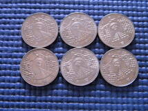 昭和63年発行　青函トンネル開通記念　500円硬貨　6枚セット　_画像2