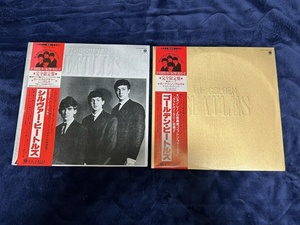 LPレコード　The Golden Beatles The Silver Beatles 帯付