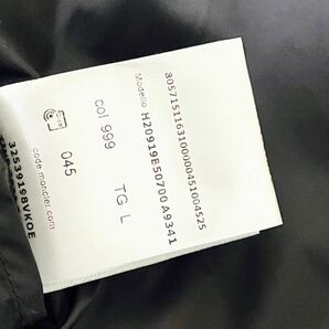 正規品 極美品 MONCLER モンクレール ダウン ニット メンズ L ブラックの画像9