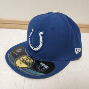 未使用品 NEWERA ニューエラ NFL インディアナポリス・コルツ キャップ 71/4 アメリカンフットボール USA INDIANAPOLIS COLTS