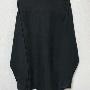 スペシャル 黒レーヨン 極美品 80'sビンテージARROW ブラック 長袖シャツ ビッグサイズ 90's 70's 60's 50's 40's オンブレ ロカビリーの画像3