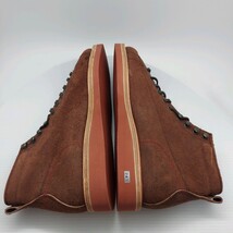 FAROL ファロル　シバ製靴　スエードブーツ　ブラウン系　表示24.5cm_画像5