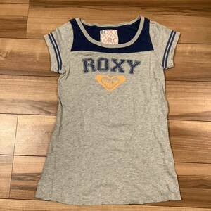 ロキシー　ROXY チュニック　半袖Tシャツ ロング丈