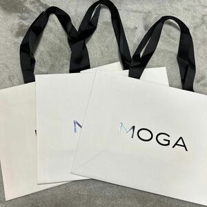 ショッパー 紙袋　MOGA ショッパー　紙袋　美品