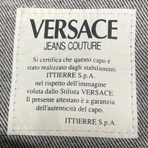 ■ヴェルサーチ ジーンズクチュール／VERSACE JEANS COUTURE ■イタリア製 レザーコンビ ジーンズ／デニムパンツ メンズ 小さいサイズ 28_画像6