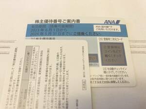 即発送 ANA 全日空 株主優待券 国内 航空券 搭乗期限24年5月末