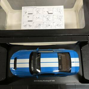 AUTOart 1/18 FORD SHELBY GT500（GRABBER BLUE/WHITE STRIPES）/オートアート ／マッスルカー/マスタング／シェルビー／アメ車の画像7