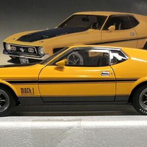 AUTOart 1/18 FORD MUSTANG MACH 1 FASTBACK 71 イエロー/オートアート /マスタング/マッスルカー/アメ車の画像9