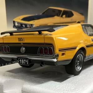 AUTOart 1/18 FORD MUSTANG MACH 1 FASTBACK 71 イエロー/オートアート /マスタング/マッスルカー/アメ車の画像8