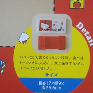 昭和レトロ No.46.48 HELLO KITTY なつかしのアイテムコレクション ハローキティ サンドイッチケース（1988）＆レジャーシート＆カード2枚の画像8