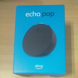 【新品未開封】amazon Echo Pop (エコーポップ) - コンパクトスマートスピーカー with Alexa チャコール