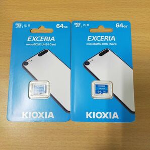 【新品2個セット】マイクロSDカード 64GB キオクシア 海外パッケージ KIOXIA microSDカード 旧東芝