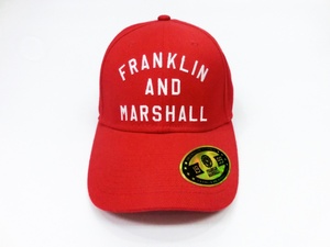 キングラムfhi☆フランクリン マーシャル FRANKLIN＆MARSHALL メンズ 帽子 キャップ CAP CAMPUS RED 【未使用】