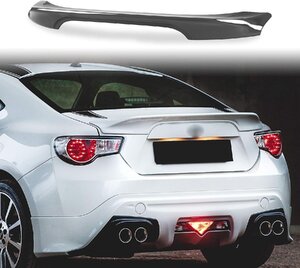 純正色塗装済 ABS製 トランクスポイラー トヨタ用 86 GT86 スバル用 BRZ クーペモデル用 外装 エアロ パーツ リアスポイラー 両面テープ取