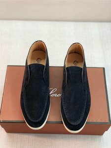 Loro Piana Италия Loro Piana Loafer кожа мужской обувь 38~44 размер выбор возможность 